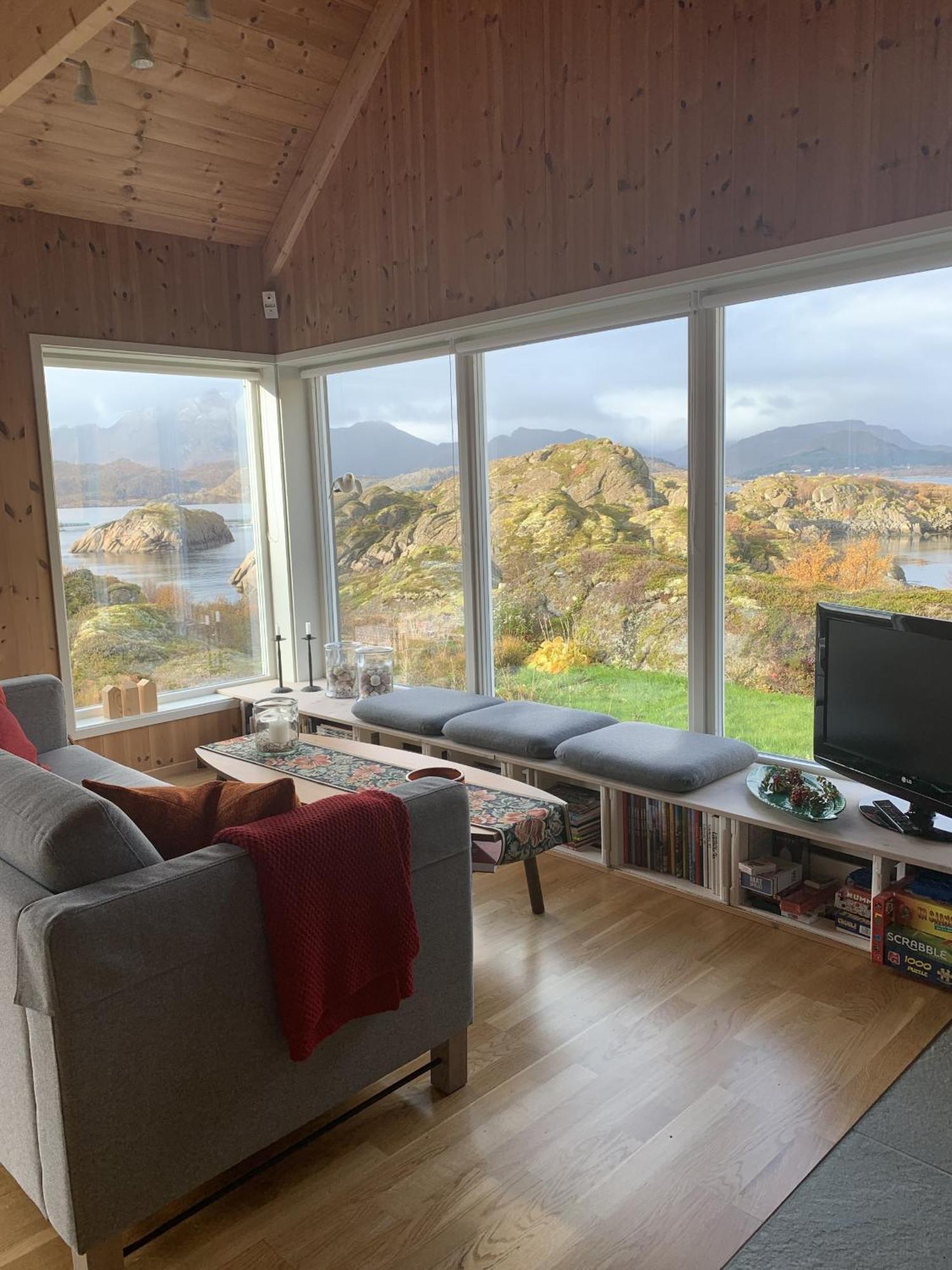 Unique Private Cabin In Lofoten Leknes Eksteriør billede