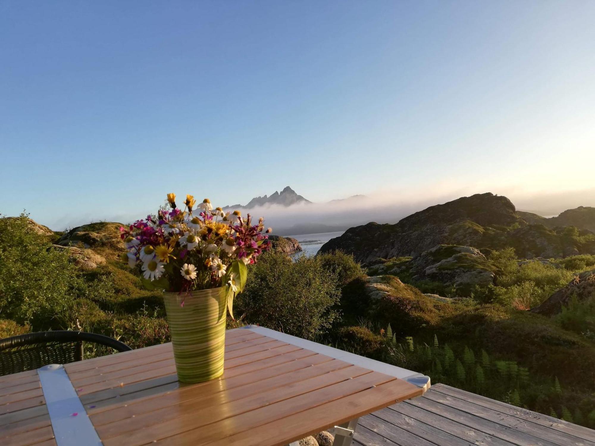 Unique Private Cabin In Lofoten Leknes Eksteriør billede